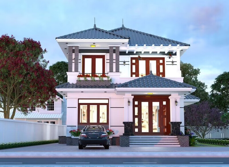 mẫu nhà mái nhật 11